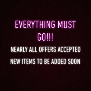 EVERYTHING MUST GO